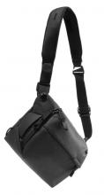 black camera equipment bag with adjustable strap 